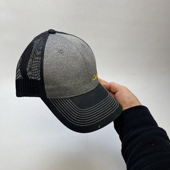 Cub Cadet Trucker Hat Mesh Back Snapback Adjustable Grey Black Workwear Cap - Picture 9 of 9